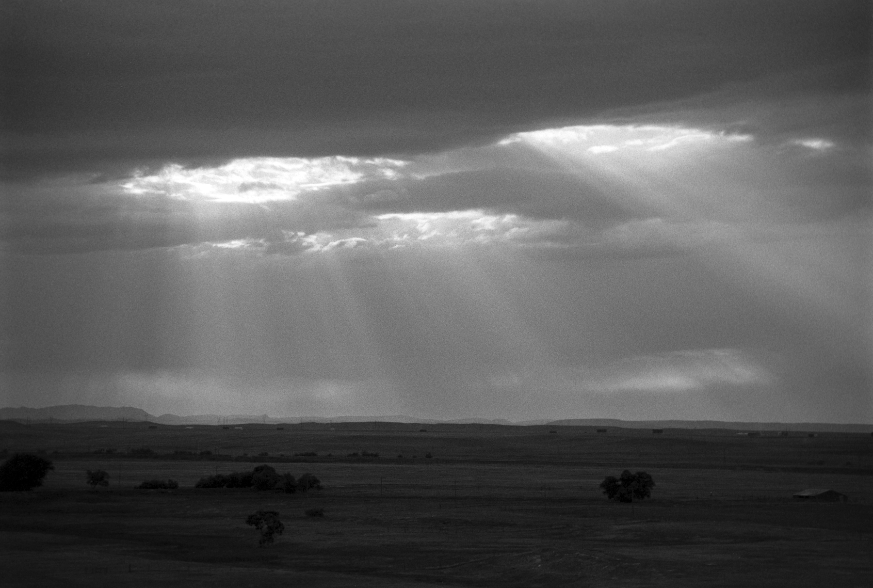God Rays West of Cheyenne Wyoming by Craig Pindell